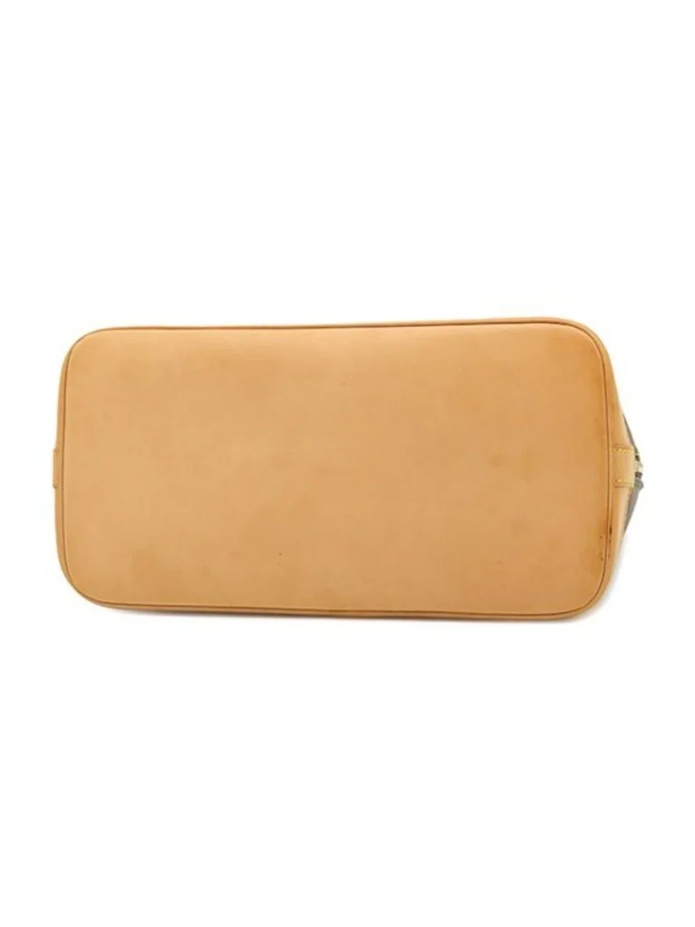 Louis Vuitton Handbag Alma PM Monogram Canvas Gold Brown Key Padlock Out of